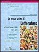 La prova scritta di letteratura italiana nel nuovo esame di Stato. '800-'900