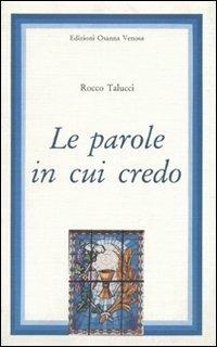 Le parole in cui credo - Rocco Talucci - copertina