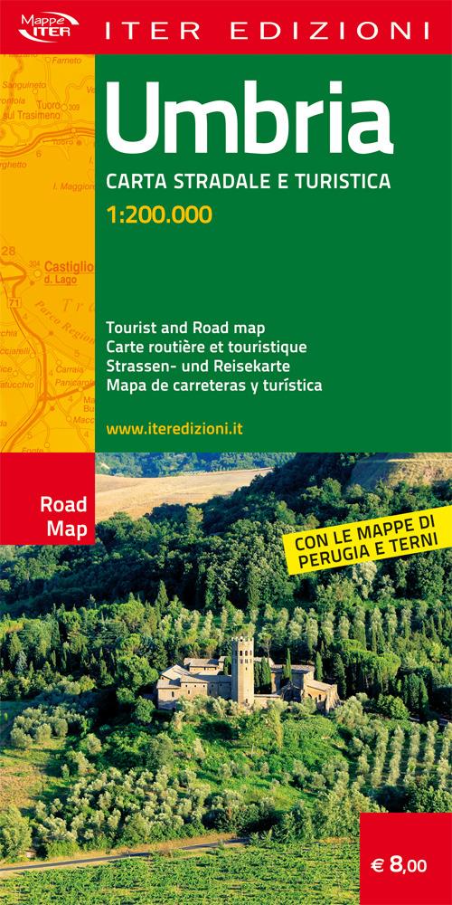 Umbria. Carta stradale e turistica 1:200.000. Ediz. multilingue - Libro -  Iter Edizioni - Carte stradali | IBS