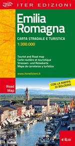 Emilia Romagna. Carta stradale e turistica 1:300.000. Ediz. multilingue