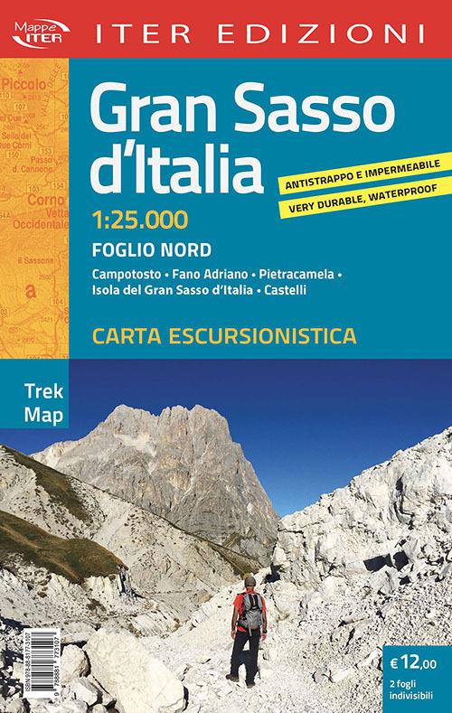 Gran Sasso d'Italia. Carta escursionistica 1:25.000 - Libro - Iter Edizioni  - Trek map | IBS