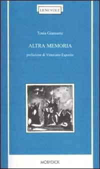 Altra memoria - Tonia Giansante - copertina