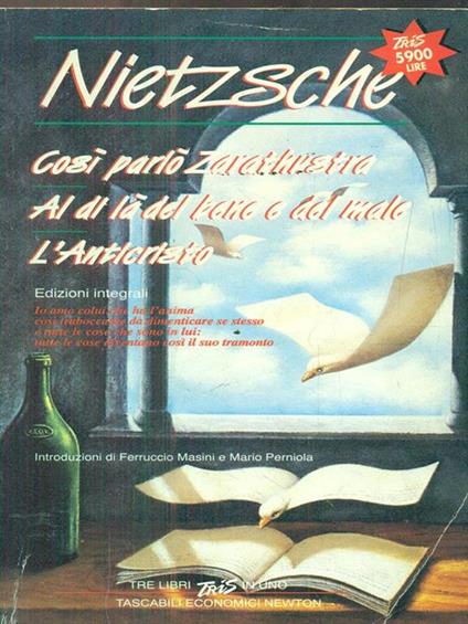 Così parlò Zarathustra-Al di là del bene e del male-L'anticristo - Friedrich Nietzsche - copertina