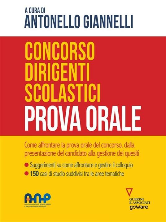 Concorso dirigenti scolastici. Prova orale - Antonello Giannelli - ebook