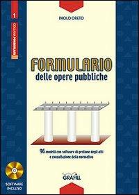 Formulario delle opere pubbliche - Paolo Oreto - copertina