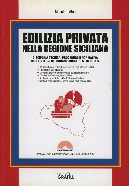 Edilizia privata nella regione siciliana. Con Contenuto digitale per download e accesso on line - Massimo Aleo - copertina