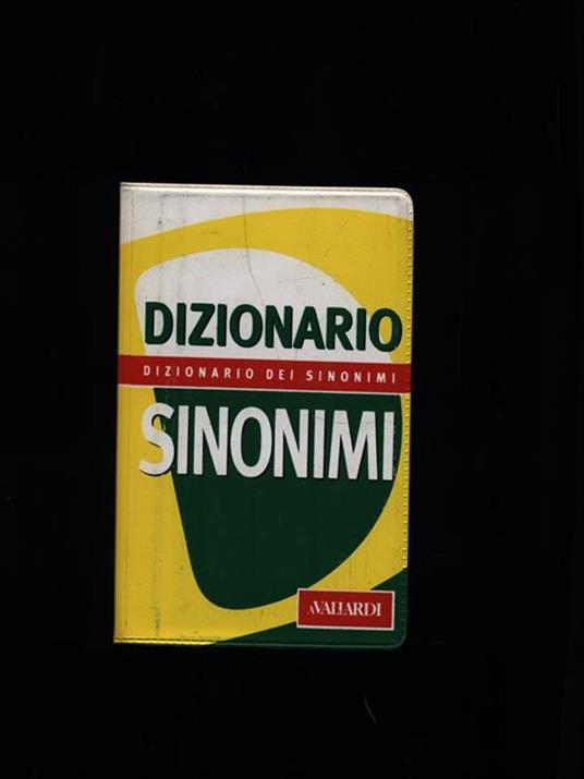 Dizionario sinonimi - Laura Craici - copertina