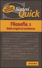 Filosofia. Vol. 1: Dalle origini al Medioevo.