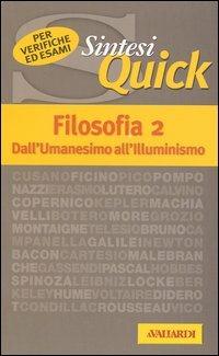 Filosofia. Vol. 2: Dall'Umanesimo all'Illuminismo. - Enrico Ernst - copertina