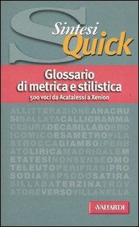 Glossario di metrica e stilistica - copertina