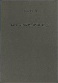 De divina proportione - Luca Pacioli - copertina