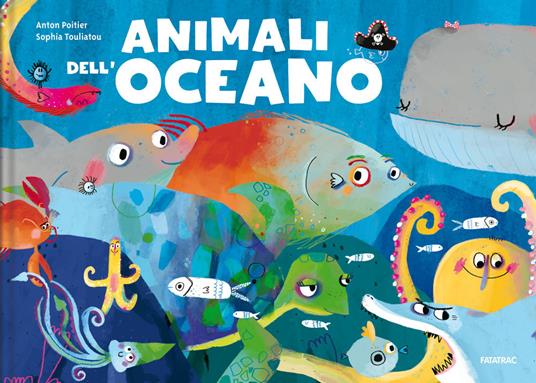 Animali dell'oceano. Ediz. a colori - Anton Poitier - copertina