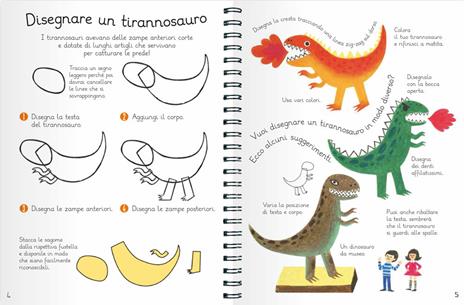 Come disegnare dinosauri. Con più di 58 sagome per disegnare in modo facile e divertente! Ediz. a colori - Anton Poitier,Hui Yuan Chang - 4