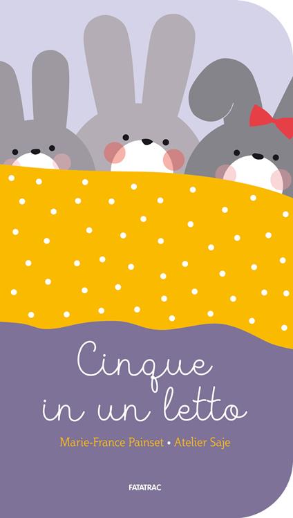 Cinque in un letto. Ediz. a colori - Marie-France Painset - copertina