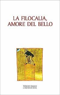 La filocalia, amore del bello - copertina