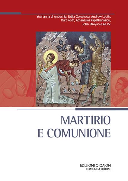 Martirio e comunione - copertina