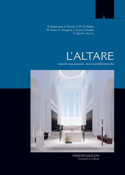 L' altare. Recenti acquisizioni, nuove problematiche - copertina