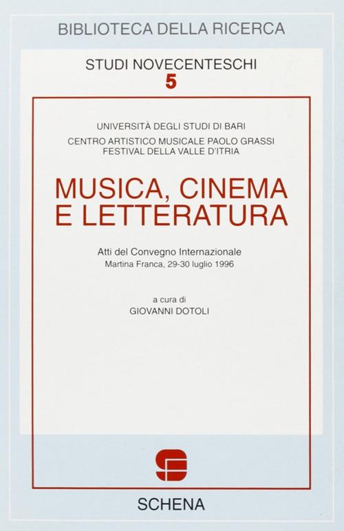 Musica, cinema e letteratura - copertina