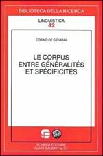 Le corpus entre généralités et spécificités