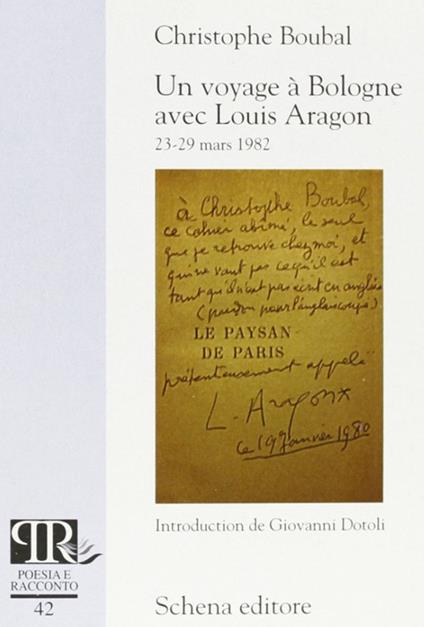 Un voyage à Bologne avec Louis Aragon - Christophe Boubal - copertina