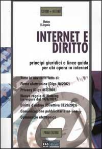 Internet e diritto. Con CD-ROM - Matteo D'Argenio - copertina