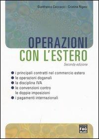 Operazioni con l'estero - Gianfranco Ceccacci,Cristina Rigato - copertina