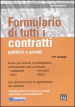 Formulario di tutti i contratti pubblici e privati. Con CD-ROM