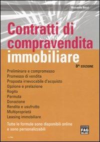 Contratti di compravendita immobiliare - Riccardo Ricci - copertina