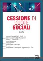 Cessione di quote sociali