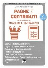 Paghe e contributi. Manuale operativo - Luciano Alberti,Davide Guzzi - copertina