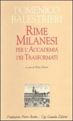 Rime Milanesi per l'Accademia dei trasformati