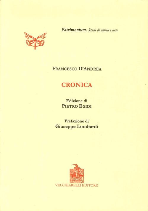 Cronica - Pietro Egidi - copertina