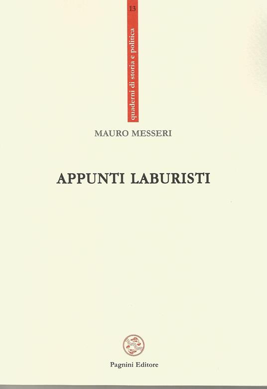 Appunti laburisti - Mauro Messeri - copertina