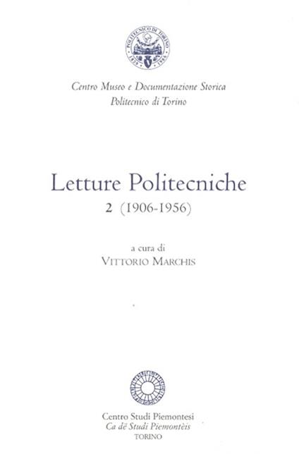 Letture politecniche (1907-1956) - copertina