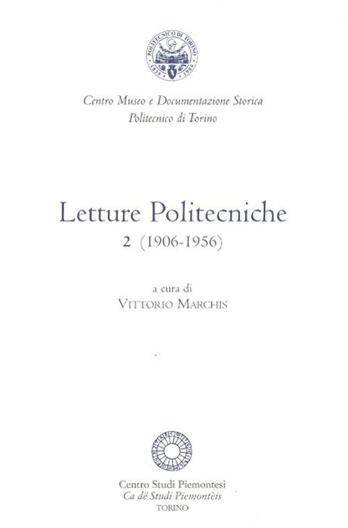 Letture politecniche (1907-1956) - copertina