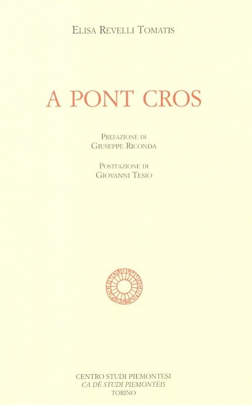 A pont cros - Elisa Revelli Tomatis - copertina