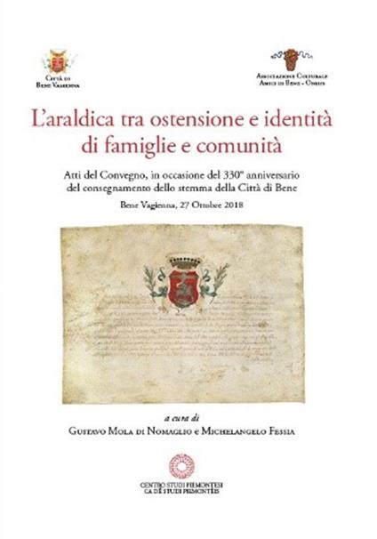 L'araldica. Tra ostensione e identità di famiglie e comunità - copertina