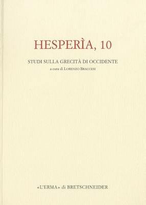 Hesperia. Studi sulla grecià di Occidente. Vol. 100 - copertina