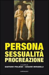 Persona sessualità procreazione - copertina