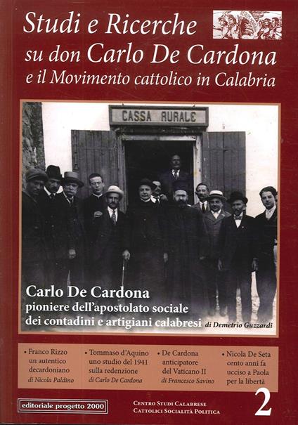 Studi e ricerche su don Carlo De Cadorna e il movimento cattolico - copertina