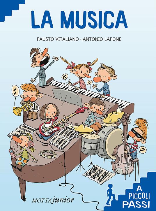 La musica a piccoli passi - Fausto Vitaliano - copertina