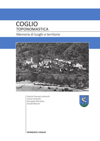 Toponimi di Coglio. Memoria di luoghi e territorio - copertina