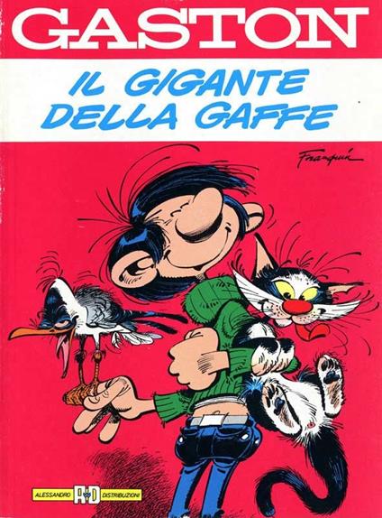 Gaston il gigante della gaffe - Franquin - copertina