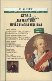 Storia della letteratura e della lingua italiana - copertina