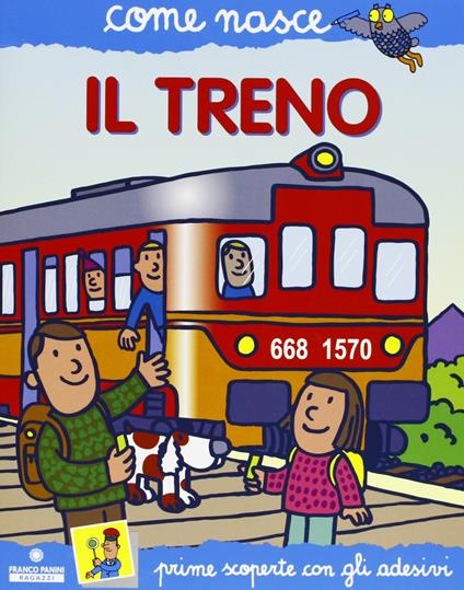 Il treno. Con adesivi - Roberto Alessandrini - copertina