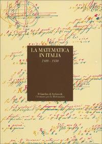 La matematica in Italia (1800-1950) - copertina