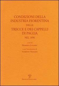 Condizioni della industria fiorentina delle trecce e dei cappelli di paglia nel 1896 - copertina