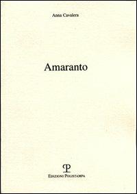 Amaranto - Anna Cavalera - copertina