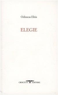 Elegie - Odisseas Elitis - copertina
