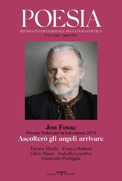 Poesia. Rivista internazionale di cultura poetica. Nuova serie. Vol. 26: Jon Fosse. Premio Nobel per la letteratura 2023. Ascolterò gli angeli arrivare - copertina